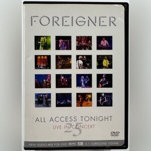 Foreigner "All Access Tonight" Live In Concert on DVD